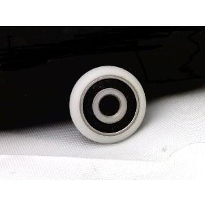 5mm Bore Bearing - 23mm White Plastic Tire 5x23x6mm