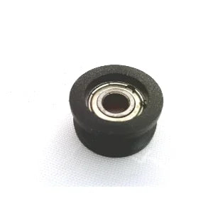 5mm Bore Bearing - 26mm Round Nylon Pulley U-Groove Track Roller Bearing 5x26x13mm