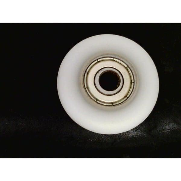 5mm Bore Bearing - 28mm White Plastic Tire 5x28x7mm