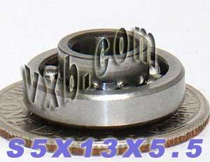 5x13x5.5 Thép không gỉ ổ trục mở - Vòng mang bên trong mở rộng