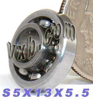 5x13x5.5 Thép không gỉ ổ trục mở - Vòng mang bên trong mở rộng