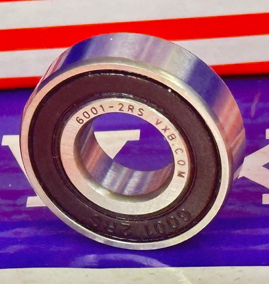 Zestaw 10 łożysk 6001RS 12x28x8mm uszczelnionych