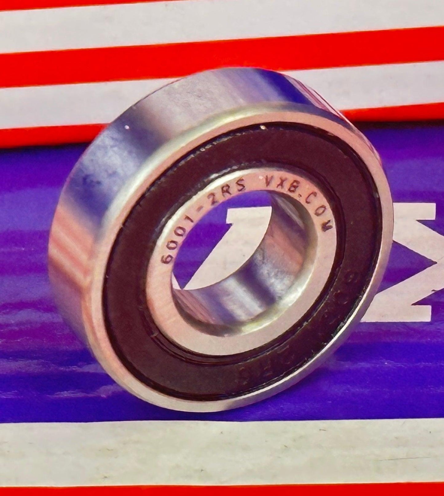 Zestaw 10 łożysk 6001RS 12x28x8mm uszczelnionych