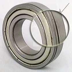 6006ZZN Shielded Bearing - Snap Ring Groove 30x55x13mm