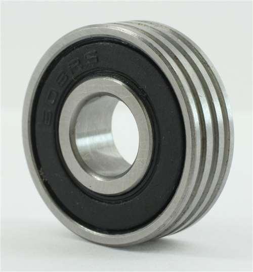 608-2RS Bearing With Groove Sealed 8x22x7mm Metric