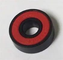 608-2RS Fidget Hand Spinner Black Bearing - Bronze Cage & red Seals