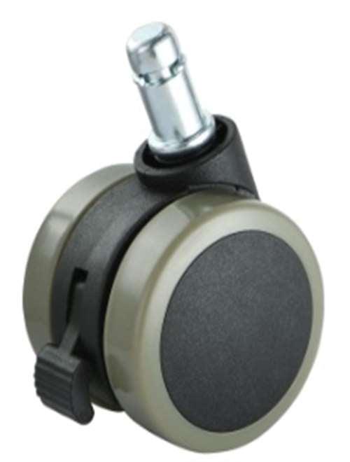 60mm Caster Wheel 77 Lbs - Nylon - PVC Stem