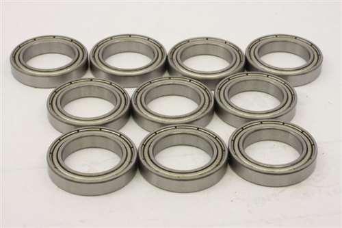10 paket 61800zz 10x19x5mm çift korumalı abec-5 bilyalı rulman