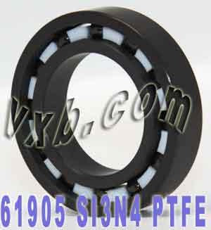 61905 แบริ่งเซรามิกแบริ่งซิลิคอนไนไตรด์ 25x42x9mm