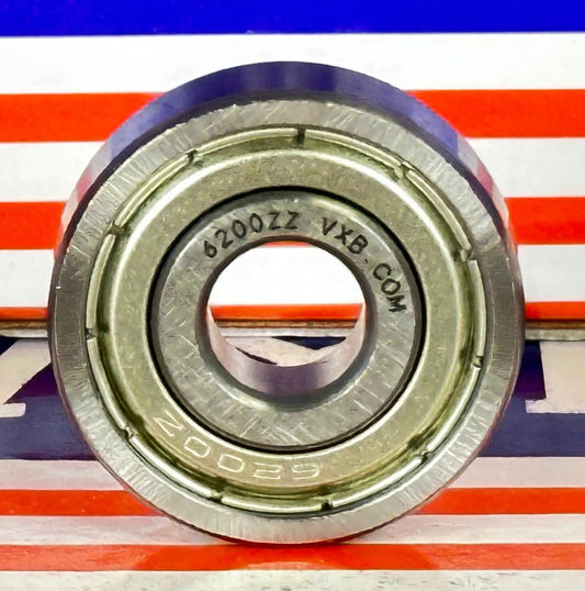 6200ZZ Wheelchair Bearing - 10x30x9mm Shielded Ball Bearing