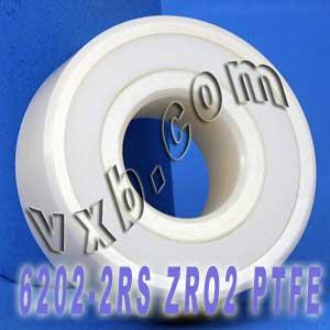 6202-2RS การปิดผนึกเซรามิกเต็มรูปแบบ 15x35x11 มม. ZRO2