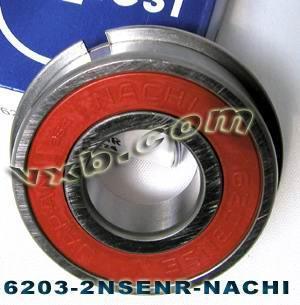6203-2NSENR Nachi Bearing Sealed C3 Snap Ring Japan 17x40x12 Bearing