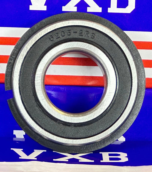 ตลับลูกปืน 6205-2RSNR - 25x52x15mm - ปิดผนึก - แหวนสแน็ป