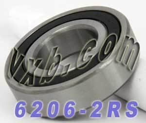 6206-2rs łożyska - 30x62x16mm - zamknięty