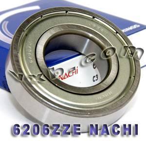 6206ZZE NACHI Oszczędność C3 Japan 30x62x16mm