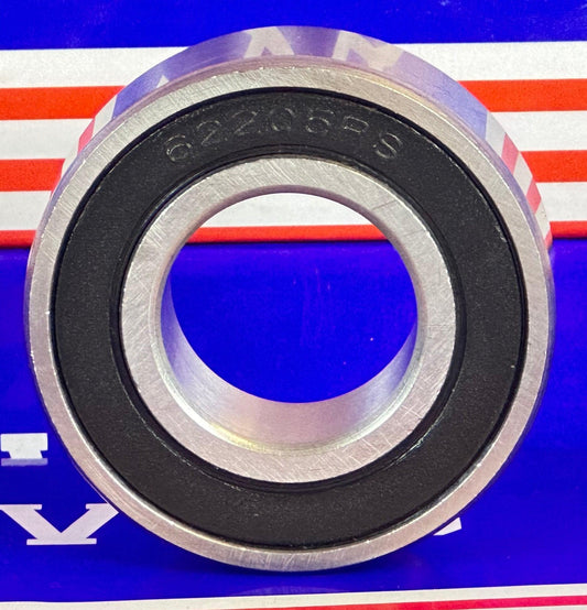 Vòng bi cầu 62205-2RS1 kín kép, đường kính trong 25mm, đường kính ngoài 52mm, rộng 18mm