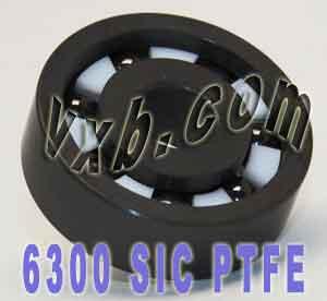 6300 แบริ่งเซรามิกเต็มซิลิกอนคาร์ไบด์ 10x35x11 sic