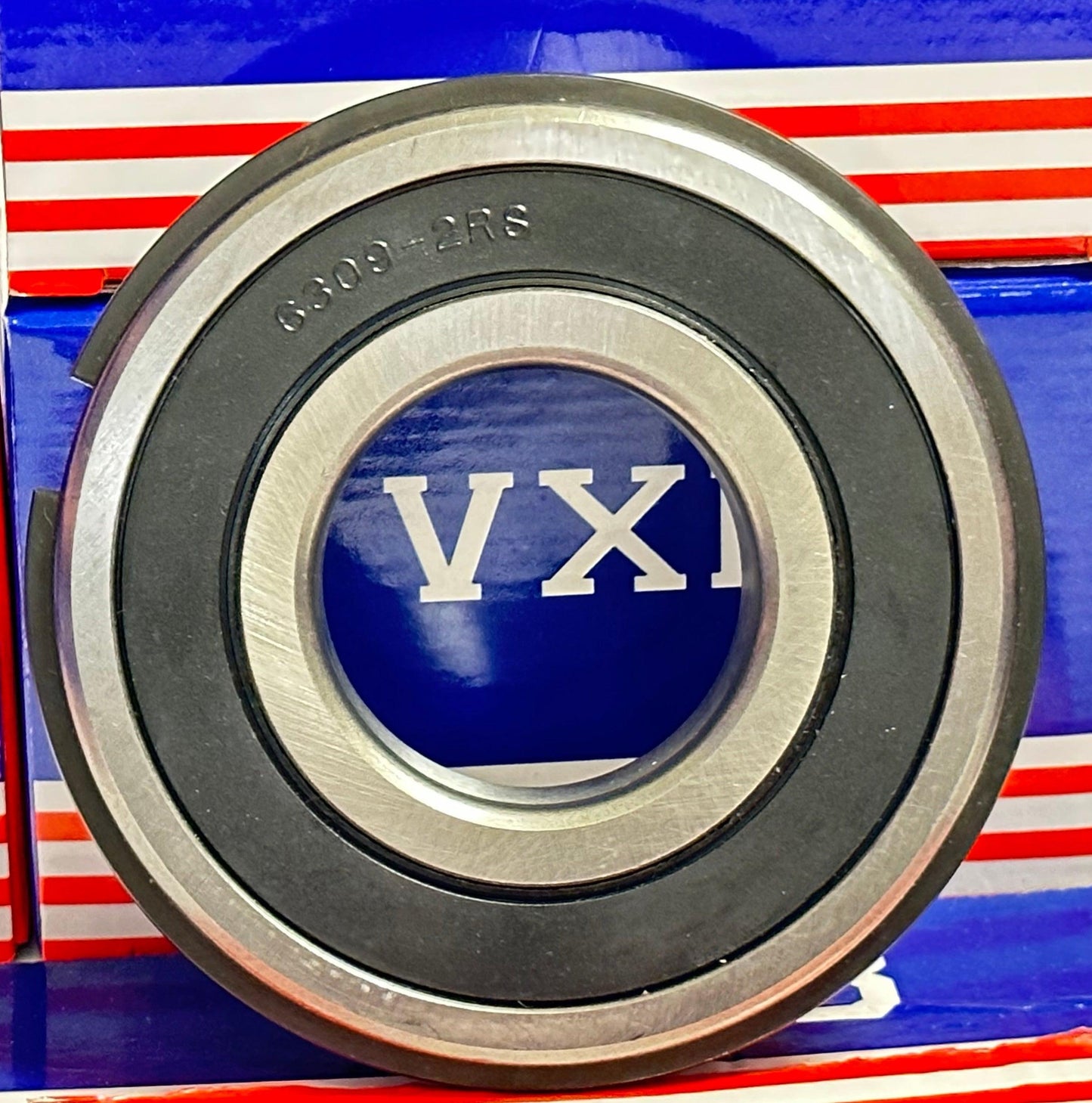 Łożysko uszczelnione 6309-2RSNR 45x100x25 - pierścień zatrzaskowy