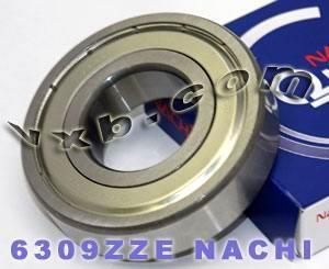 6309ZZE NAchi łożyska osłonięte C3 Japan 45x100x25mm