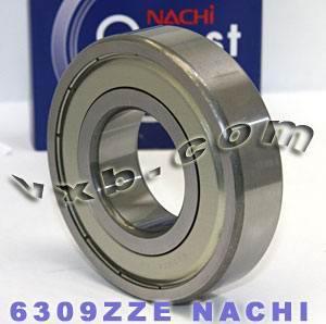 6309ZZE NAchi łożyska osłonięte C3 Japan 45x100x25mm