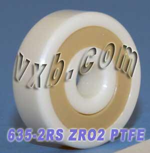 635-2RS FULL GERAMIC BEALED BARING 5X19X6 Vòng bi thu nhỏ ZRO2