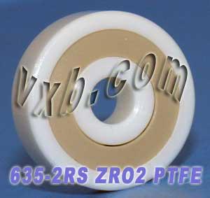 635-2RS FULL GERAMIC BEALED BARING 5X19X6 Vòng bi thu nhỏ ZRO2