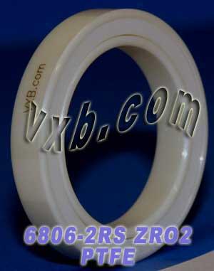 6806-2RS เต็มเซรามิกปิดผนึกแบริ่ง 30x42x7 ZRO2