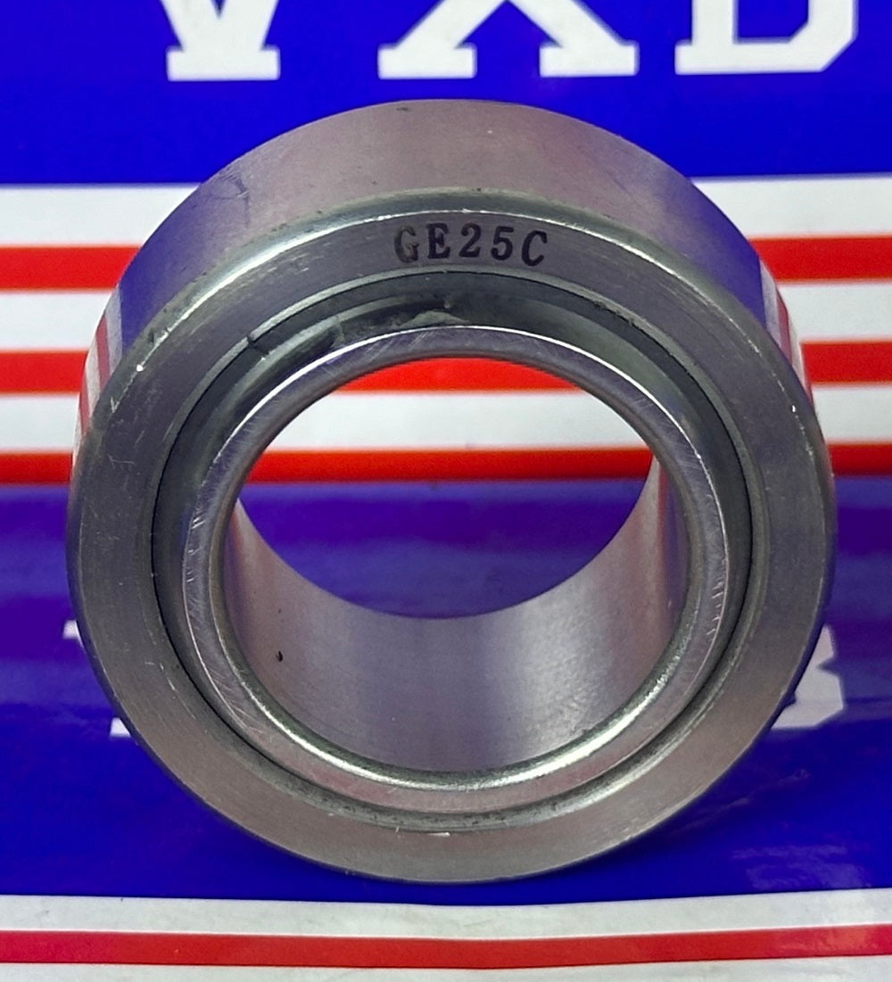 GE25C Maintenance Free Spherical Plain Bearing 25mm Steel - PTFE Composite