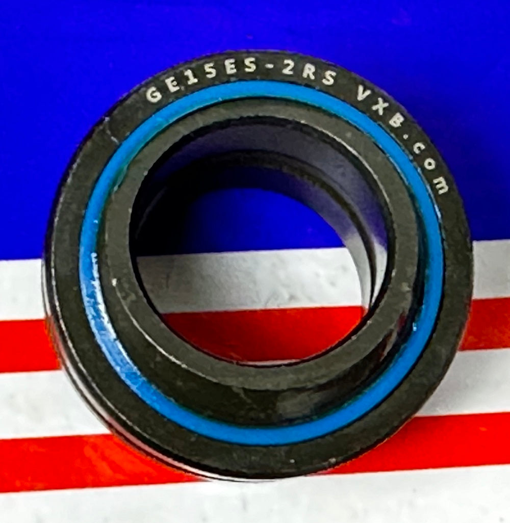 GE15ES-2RS Double Sealed Plain Bearing 15x26x12 Spherical Bearing