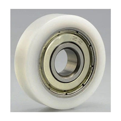6mm Bore Bearing POM Plastic Track Roller 6x25x7mm