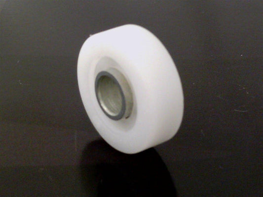 6mm Bore Bearing - 19mm White Plastic Square Tire 6x19x6mm