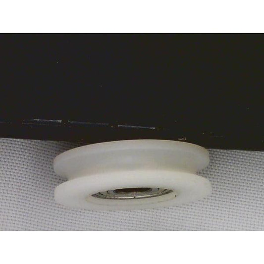 6mm Bore Bearing - 27mm Round Nylon Pulley U-Groove Track Roller Bearing 6x27x9mm