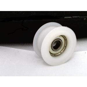 6mm Bore Bearing - 29mm Round Nylon Pulley Squared Groove Track Roller Bearing 6x29x13mm