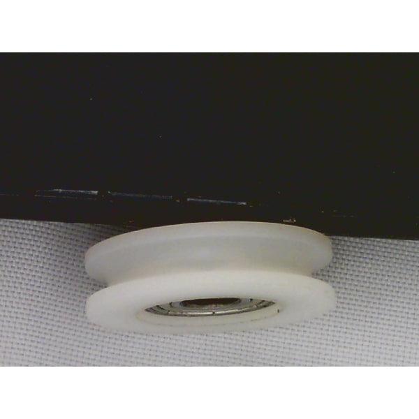 6mm Bore Bearing - 29mm Round Nylon Pulley U-Groove Track Roller Bearing 6x29x8mm