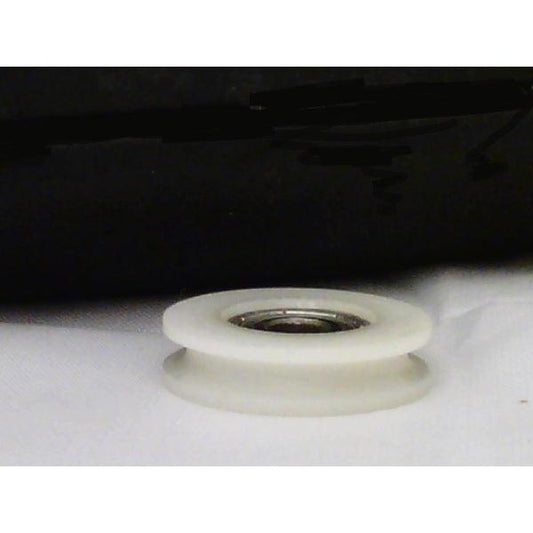 6mm Bore Bearing - 32mm Round Nylon Pulley U-Groove Track Roller Bearing 6x32x10mm