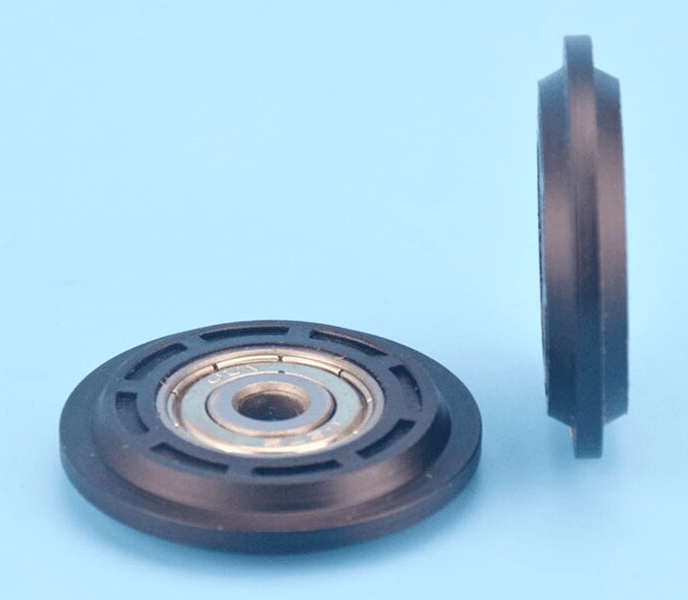 6mm Bore Bearing - 40mm pom plastic roller wheel Miniature Ball Bearing NYLON pulley 6x40x8mm