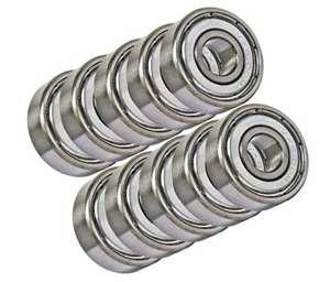 10 paket 6x10mm - çift korumalı 6x10x3 minyatür yatak
