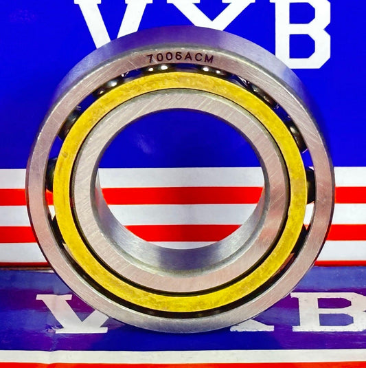 Roulement à contact oblique 7006ACM Cage en bronze 30x55x13mm