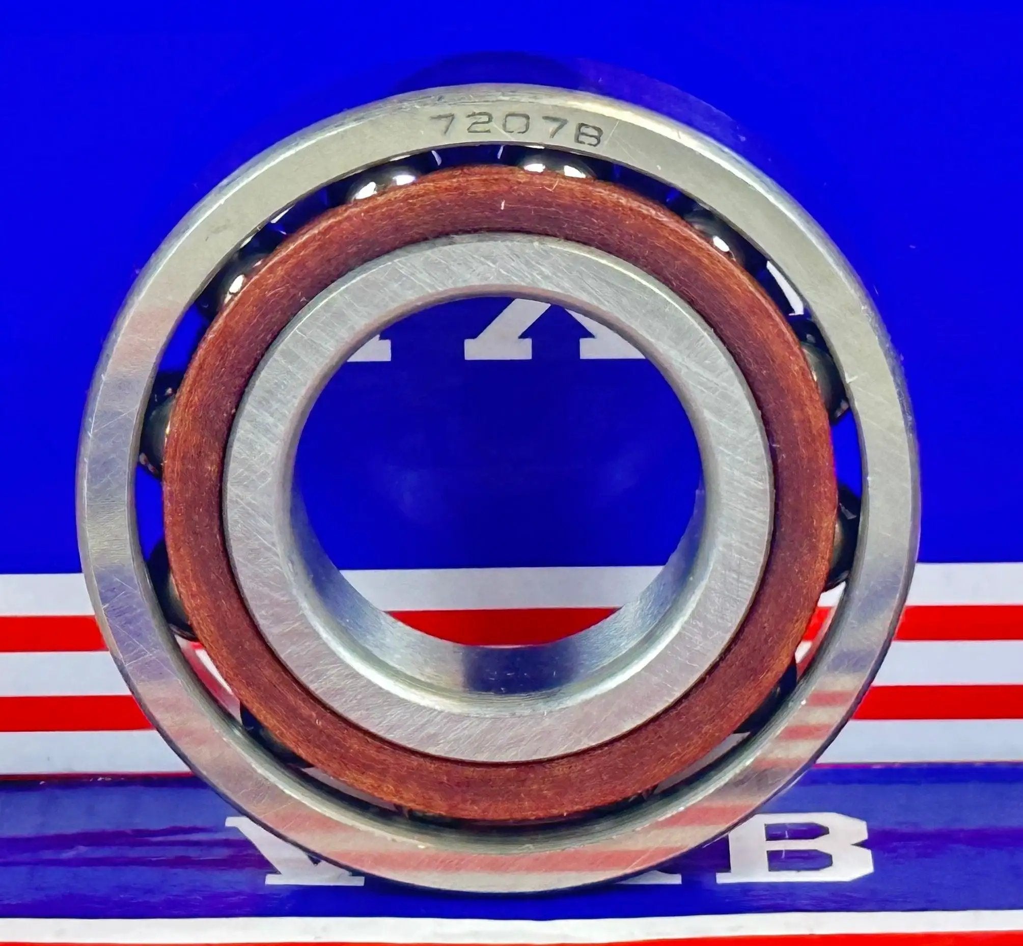 VXB 2-Pack 7207B Angular Contact Bearings - 35x72x17mm - New
