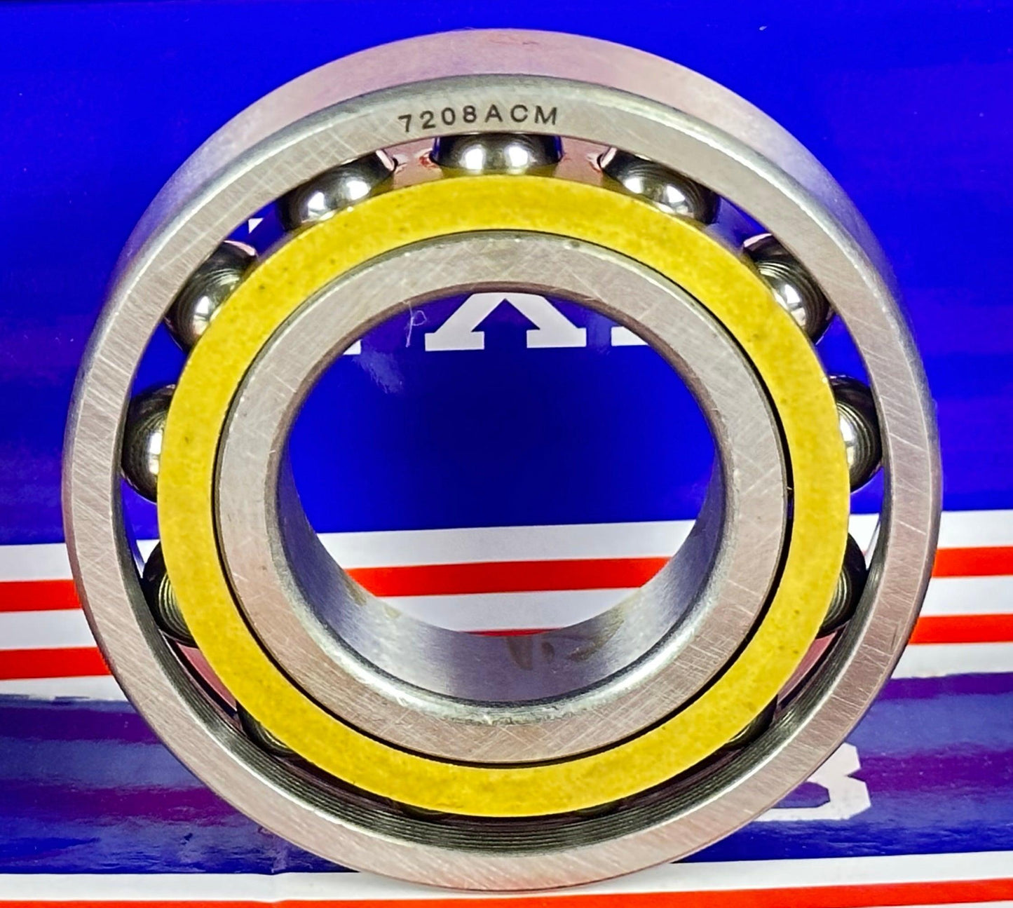 7208ACM محمل تماس زاوي بسقف برونزي 40x80x18مم