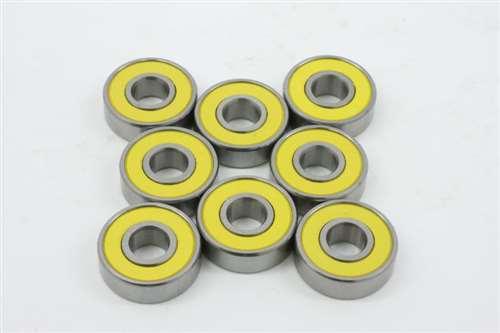 8-Pack Skateboardlagers 8mm boring Afgedicht