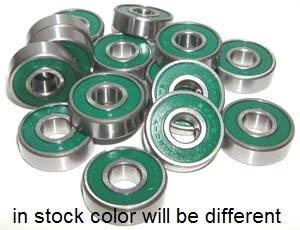 8-Pack Skateboard Bearings Nylon Cage Sealed