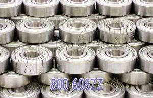 แบริ่งลูกปืนบอลสำหรับสเก็ตบอร์ด/อินไลน์/สเก็ต/ฟิดเจ็ต 800 ชิ้น พร้อมชิลด์ป้องกัน