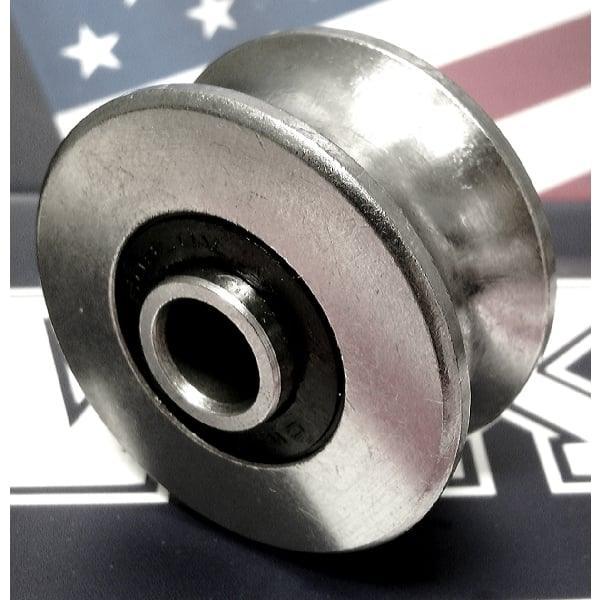 8mm Bore Bearing 35mm Stainless Pulley U-Groove Track Roller 8x35x17mm