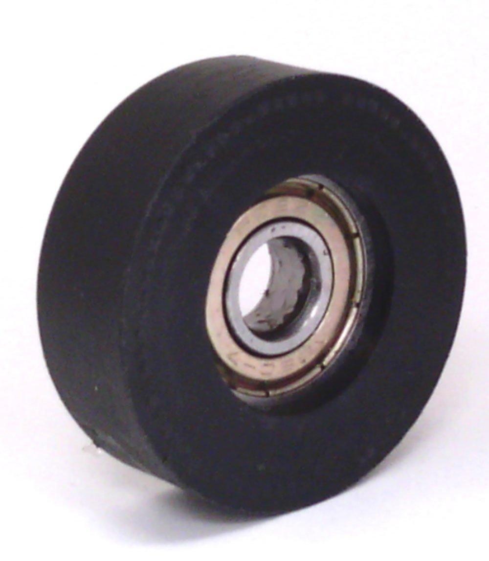 8mm Bore Bearing - 38mm Black Tire 8x38x13mm