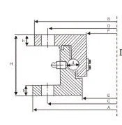 9 Ton Heavy Duty 40 inch Diameter Large Turntable Bearing
