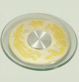 63" Tempered Glass Turntable - Commercial Aluminum Bearing Base