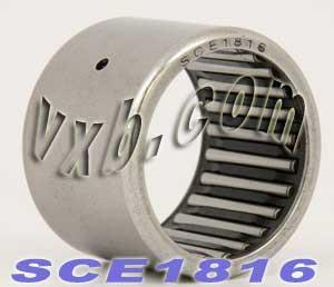 BA1816ZOH Shell-Type Needle Bearing 1-1/8" x 1-3/8" x 1 Inch