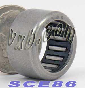 BA86ZOH Shell-Type Needle Bearing 1/2" x 11/16" x 3/8"