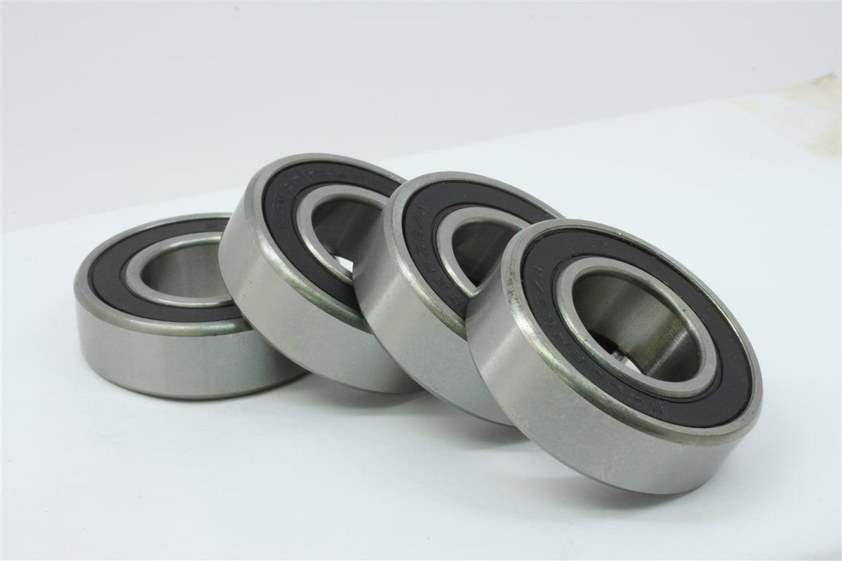 4-Pack 6006-2RS Bearings 30x55x13mm - Sealed Ball Bearings